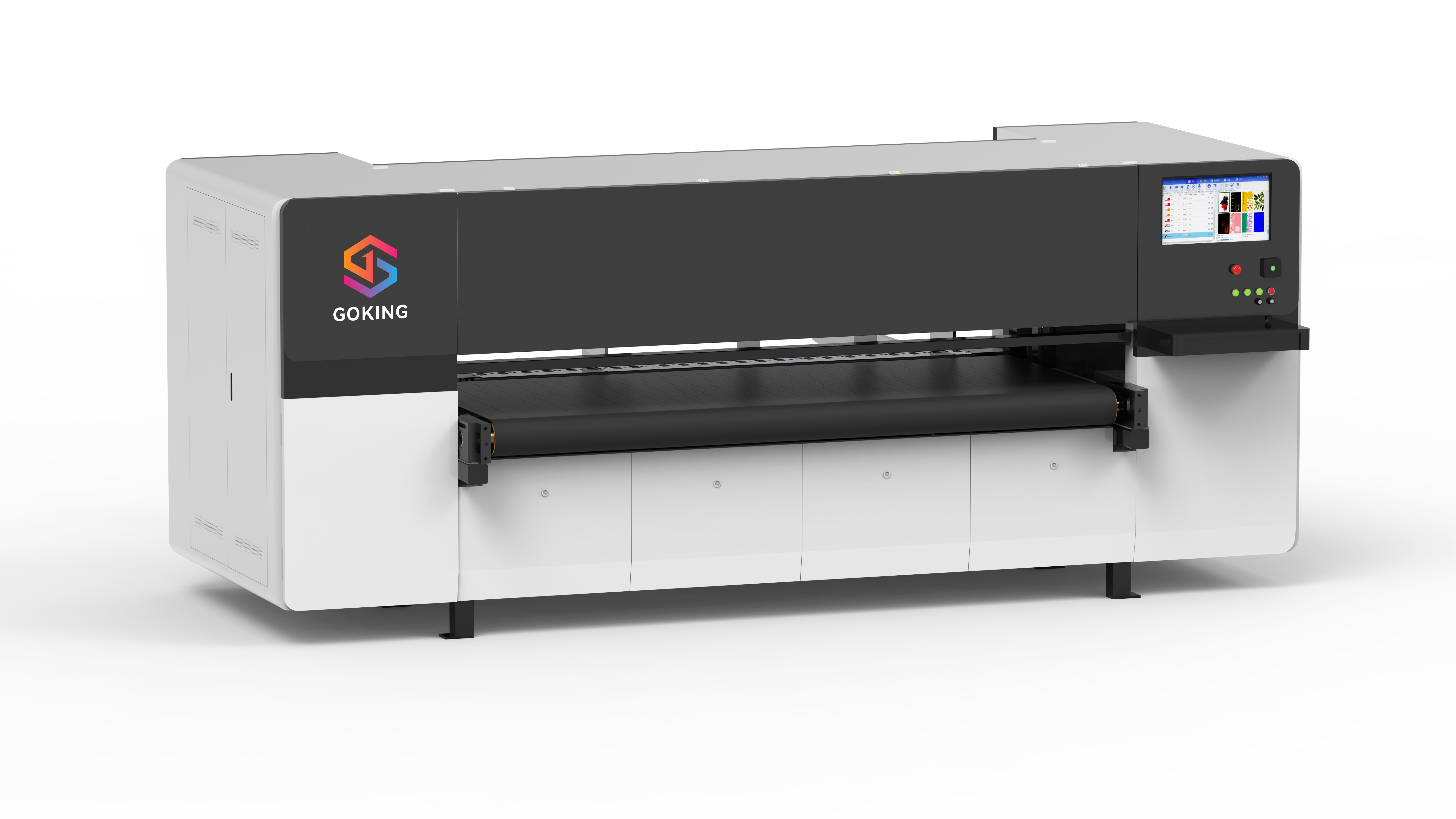 High-definition scanning digital printing machine for corrugated cardboard